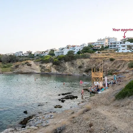 Amazing Sea View, Rafina Port, Athens Airport, Self-Check-In Daire Dış mekan fotoğraf